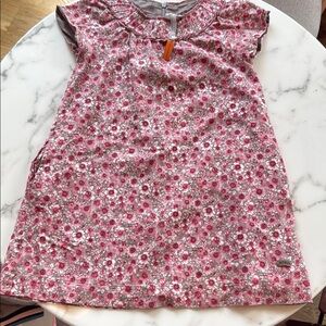 MayoralFloral Pink and Gray Dress